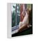 Stupell Industries Cat Smoking Lounging in Window Framed Giclee Art